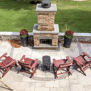 Firepits and Fireplaces project gallery